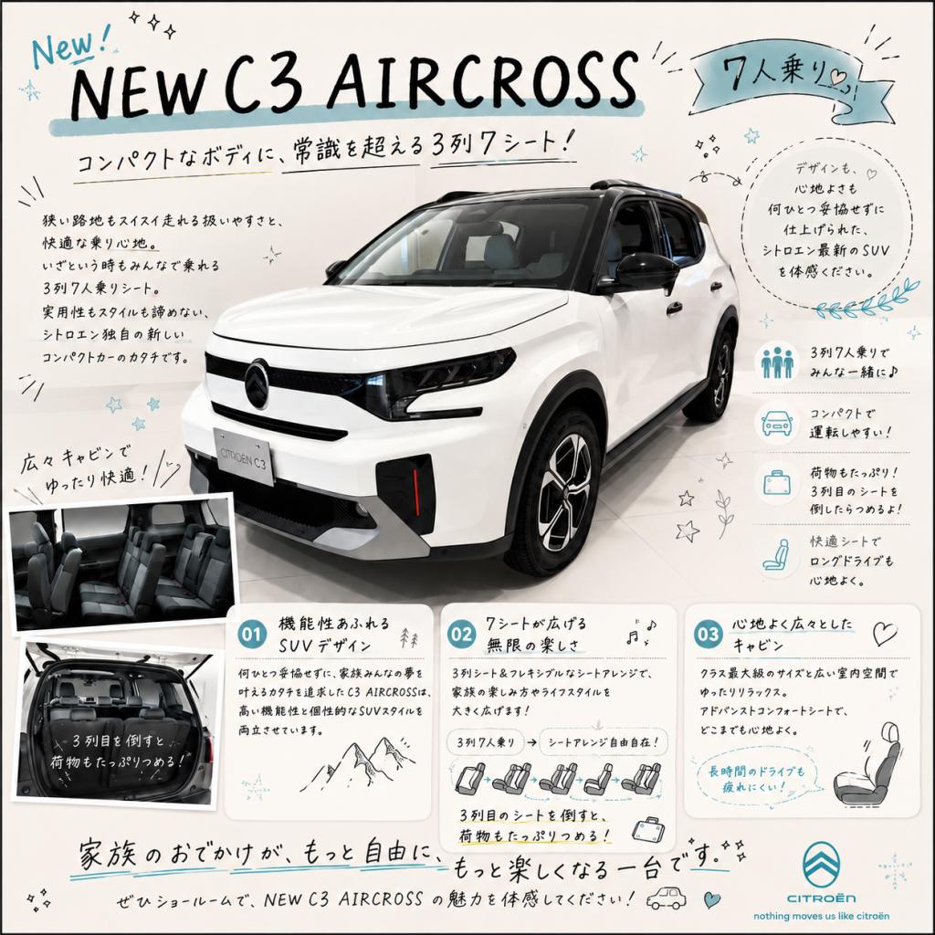 ◆NEW C3 AIRCROSS DEBUT◆